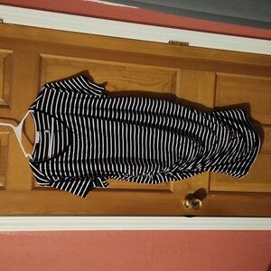 Maternity striped dress